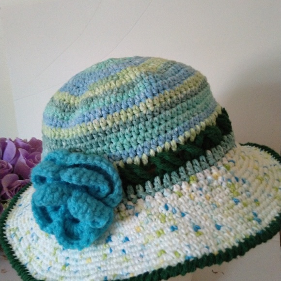 👵👒🎩🧢ALL HATS ON SALE👒☀ cotton handmade hat - Picture 9 of 11